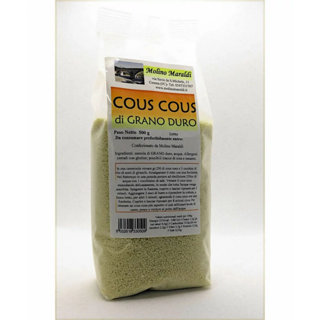Cous Cous Grano Duro 500 gr Maraldi