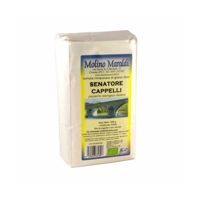 Semola Rimacinata Senatore 1kg Maraldi