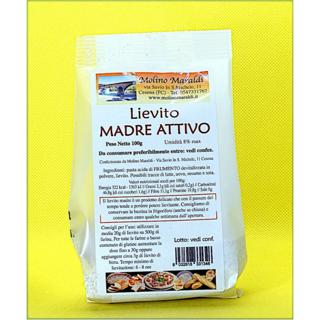 Lievito Madre Attivo 100 gr Maraldi
