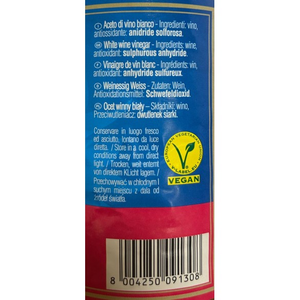 Aceto Di Vino Bianco Varvello 1 L