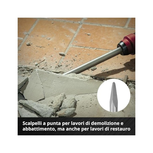 Set Scalpelli SDS Max 3 pz Einhell