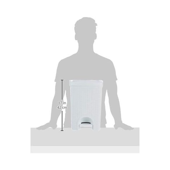 Pattumiera Elegance 20 lt  Colori Assortiti Stefanplast