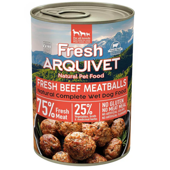 Umido Cane - Polpette di manzo 400 gr Arquivet Fresh