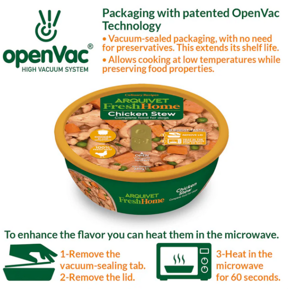 Umido Cane - Stufato Pollo 280 gr Arquivet Fresh