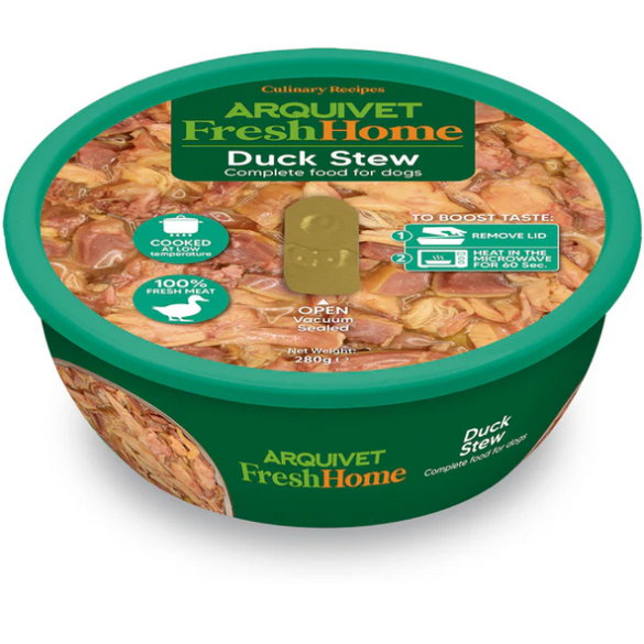 Umido Cane - Stufato Anatra 280 gr Arquivet Fresh