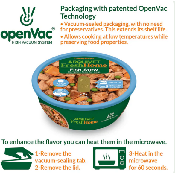 Umido Cane - Stufato Pesce 280 gr Arquivet Fresh