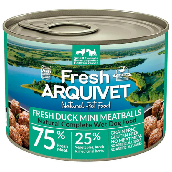 Umido Cane - Mini Polpette di anatra 200 gr Arquivet Fresh