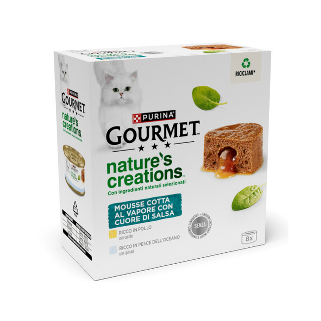 Mousse Pesce Natures Creations 8x85 g...