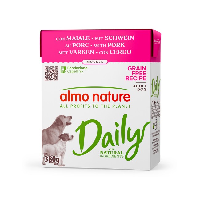 Almo Nature Daily Mousse Maiale 380 gr