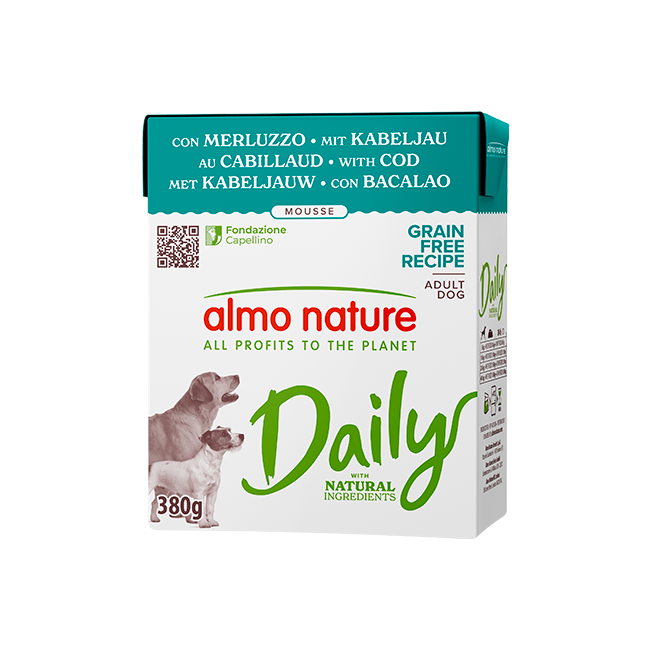 Almo Nature Daily Mousse Merluzzo 380 gr