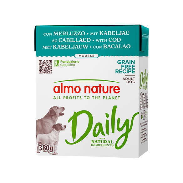 Almo Nature Daily Mousse Merluzzo 380 gr