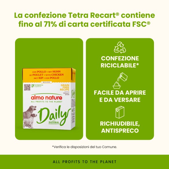 Almo Nature Daily Mousse Pollo 380 gr