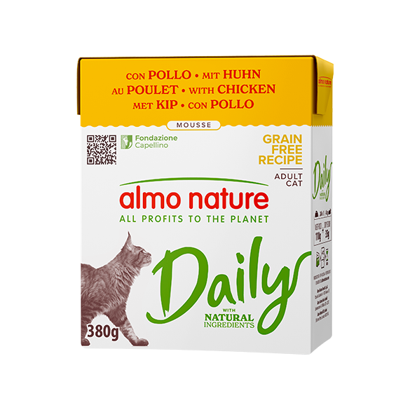 Gatto - Almo Nature Daily Mousse Pollo 380 gr
