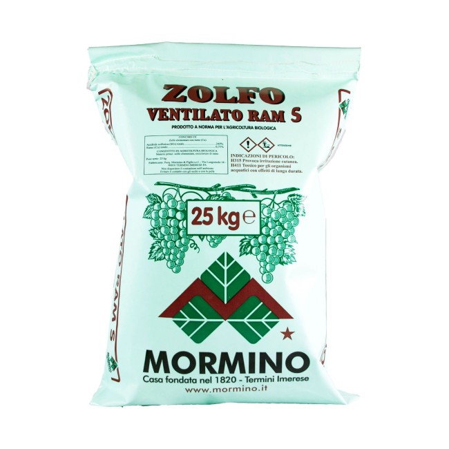 Concime Zolfo Ramato 5 % 25 Kg