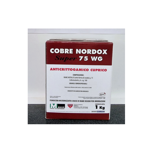 Fungicida Cobre Nordox Super 75 WG 500 gr