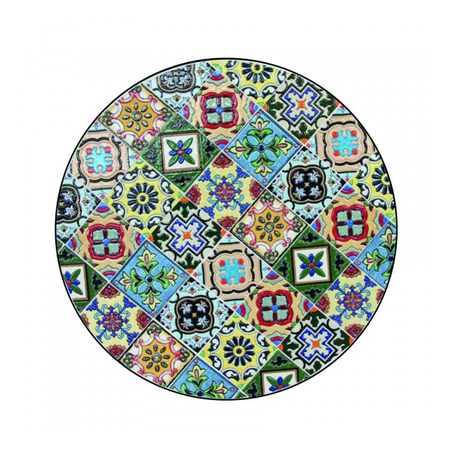 Tavolino Tondo Serie Mosaico...