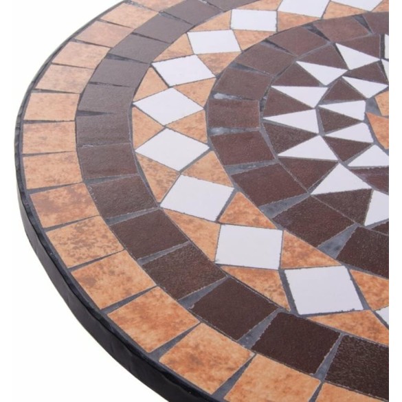 Tavolino Tondo Serie Mosaico Assortito Verdelook