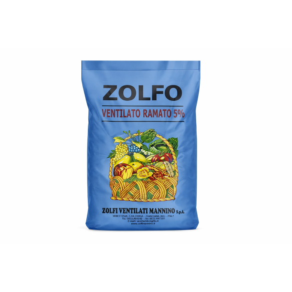 Concime Zolfo Ramato 5 % 25 Kg