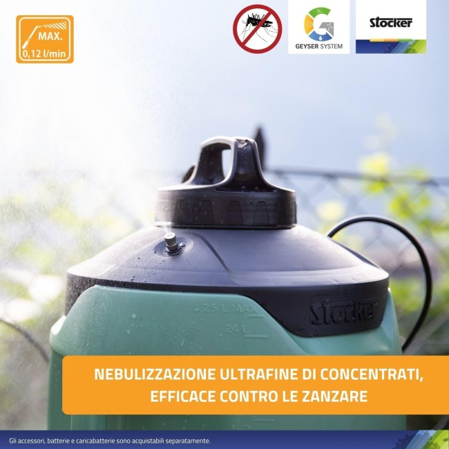 Nebulizzatore Geyser Verde E-25 MI 21...