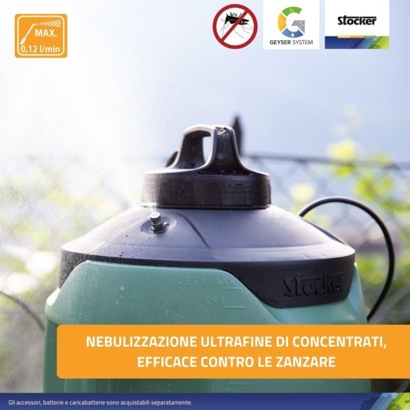 Nebulizzatore Geyser Verde E-25 MI 21 V Stocker