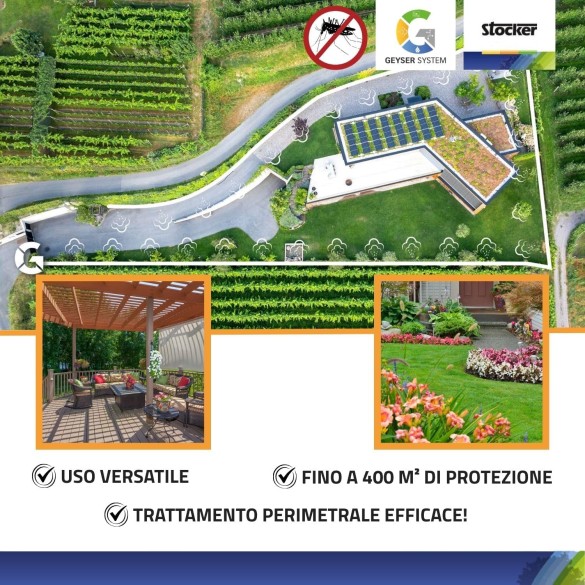 Nebulizzatore Geyser Verde E-25 MI 21 V Stocker