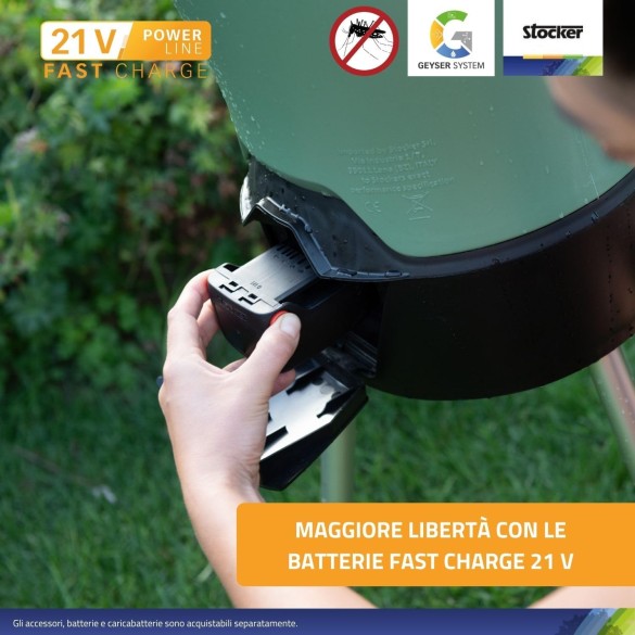 Nebulizzatore Geyser Verde E-25 MI 21 V Stocker
