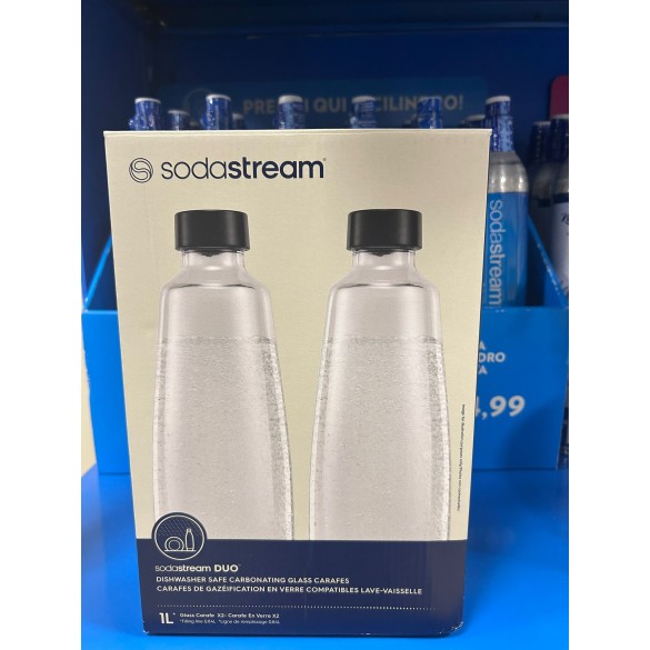 Bottiglie in Vetro 2 pz per Gasatori Sodastream