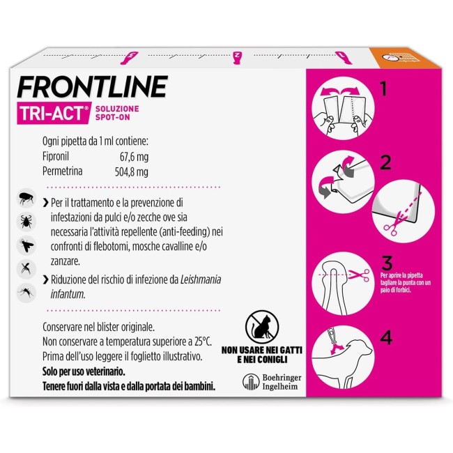 Frontline Triact Spot On per Cani...