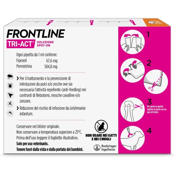 Frontline Triact Spot On per Cani 5-10 Kg 3 Pipette