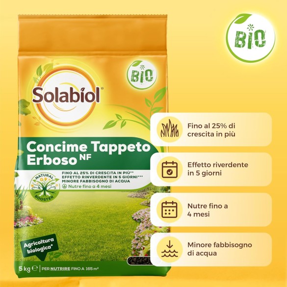 Concime per Tappeti Erbosi 10 kg Solabiol