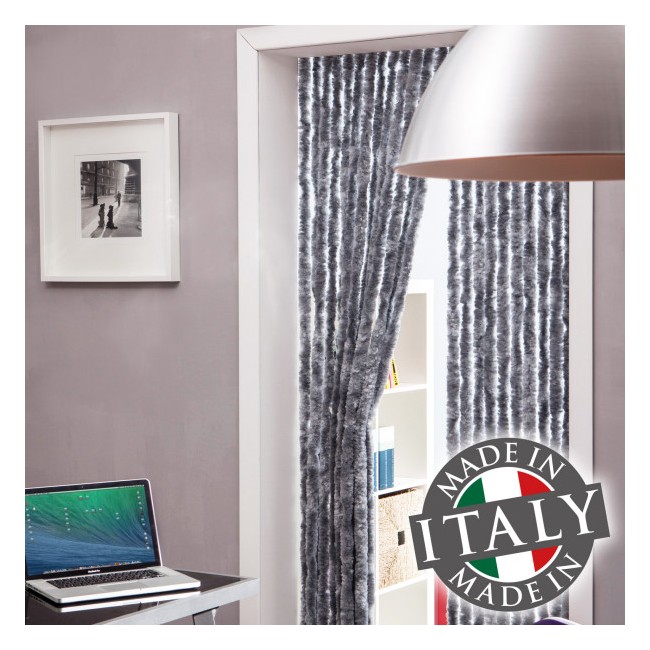Tenda in Ciniglia 42D 100x220 cm Grigio