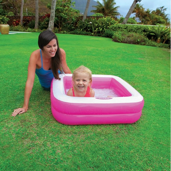 Piscina Baby Rettangolare Intex 57100 Colori assortiti