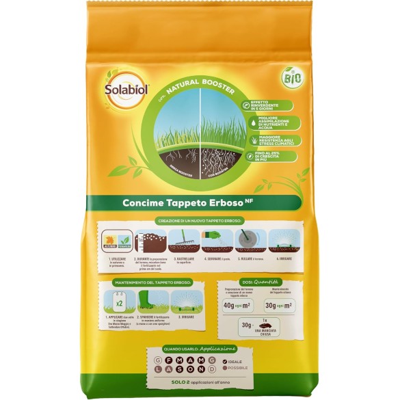 Concime per Tappeti Erbosi 5kg Solabiol