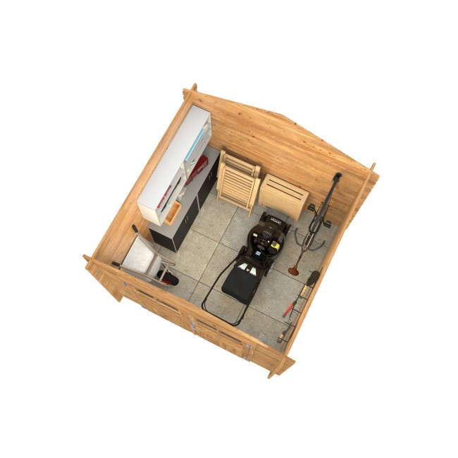 Casetta in Legno Arisa S/Pavimento Losa