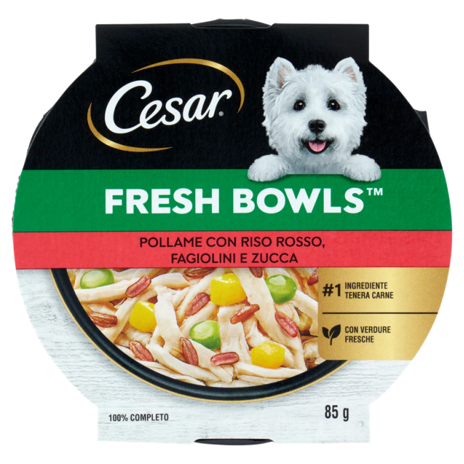 Cesar Fresh Bowls Cibo umido Cane...