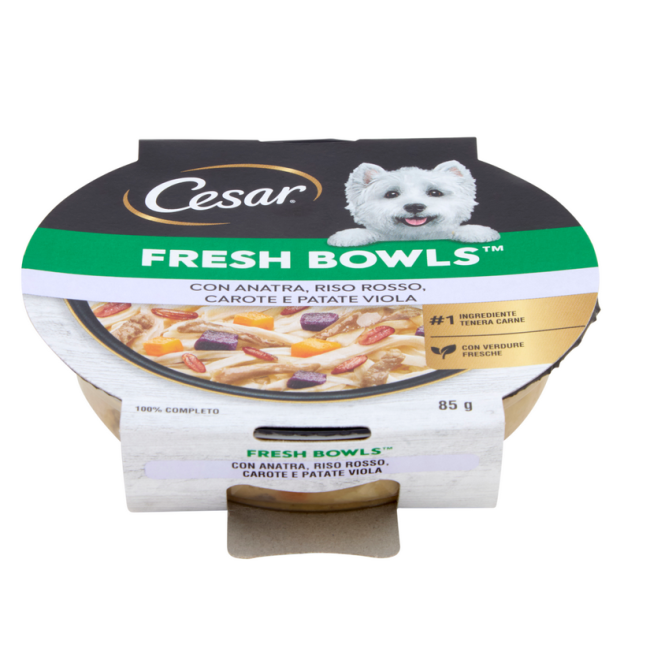 Cesar Fresh Bowls Cibo umido Cane...
