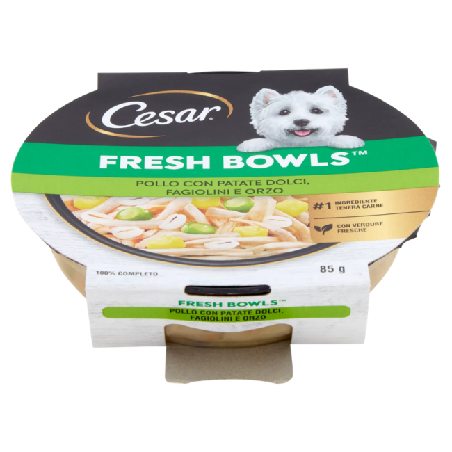 Cesar Fresh Bowls Cibo umido Cane...