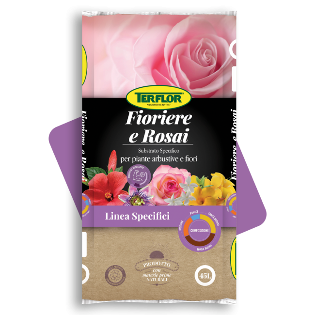 Terriccio Fioriere e Rosai 45 lt TERFLOR