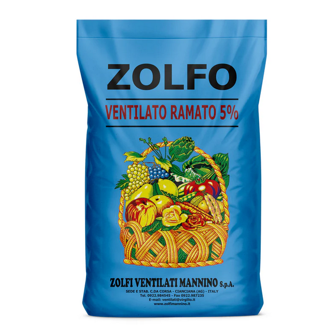 Zolfo Ventilato Ramato Concime 5 Kg