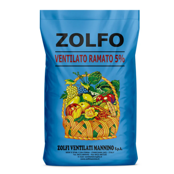 Zolfo Ventilato Ramato Concime 5 Kg