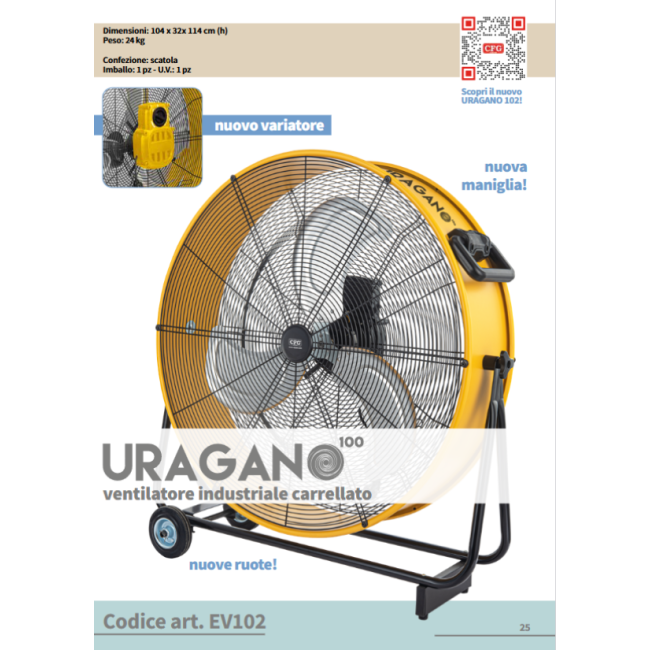 Ventilatore Industriale Carrellato...