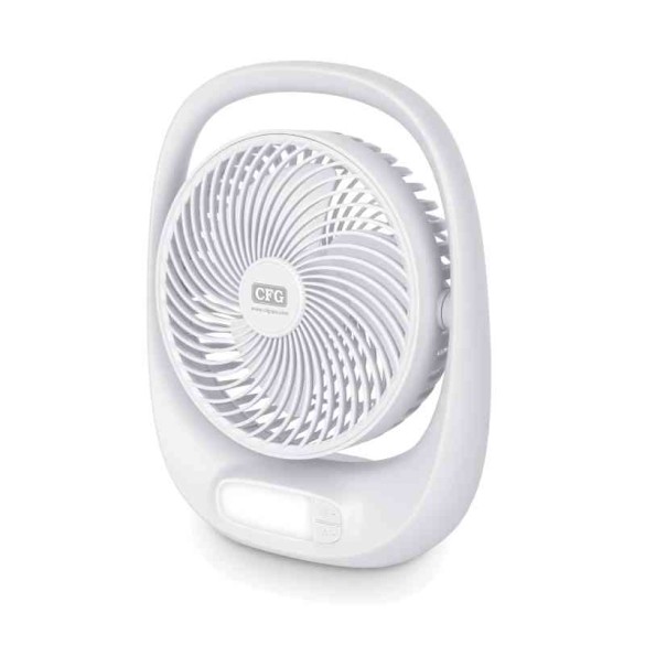 KIMONO-VENTILATORE DA TAVOLO RICARICABILE CON LUCE CFG