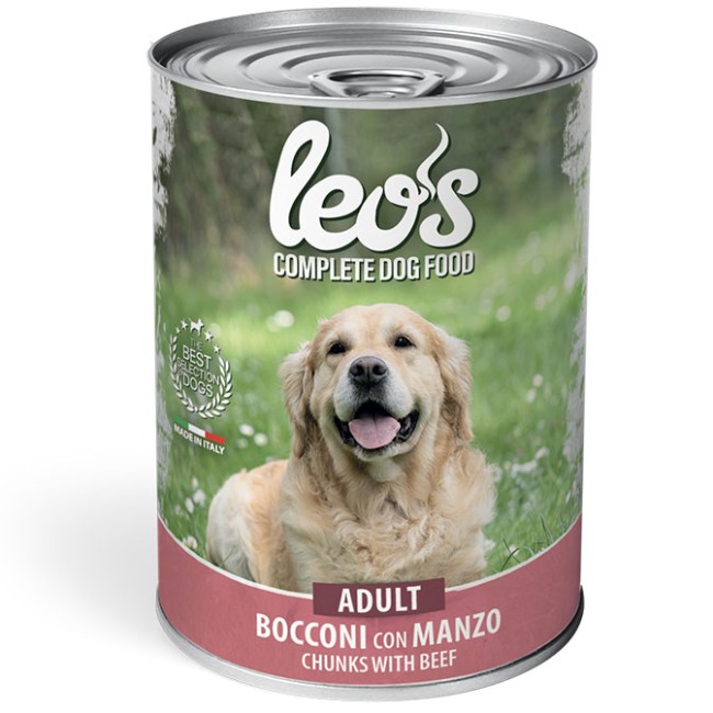 Bocconcini Umido Cane Leo's gusti...