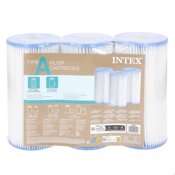Cartuccia Filtro per Piscina Modello A conf. 3 pz Intex