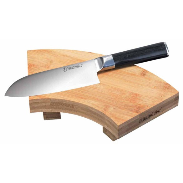 Set Sushi con Tagliere in Bamboo e Coltello Alexander