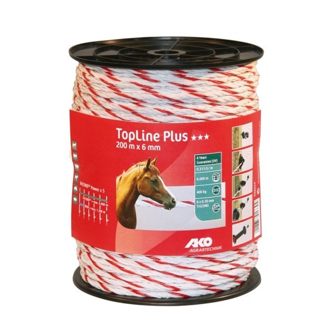 Corda per Recinzioni Top Line 6 mm 200 mt KERBL