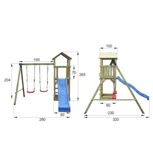 Torre Singola in Legno Losa