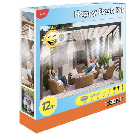 Happy Fresh Kit Irrigazione 12 mt Senza Centralina Claber