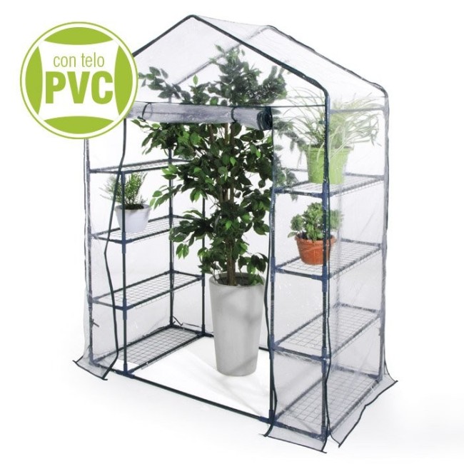 Serra a 8 Ripiani con Telo PVC...