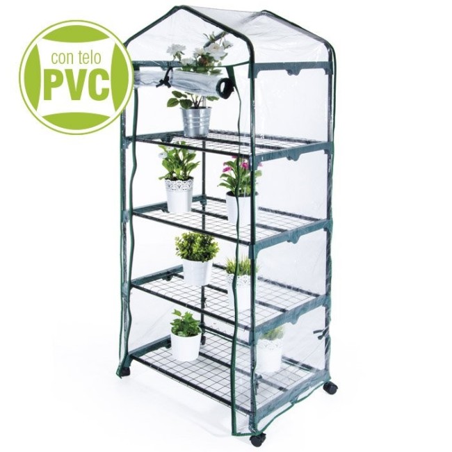 Serra 69x49x160 4 Ripiani con Ruote...